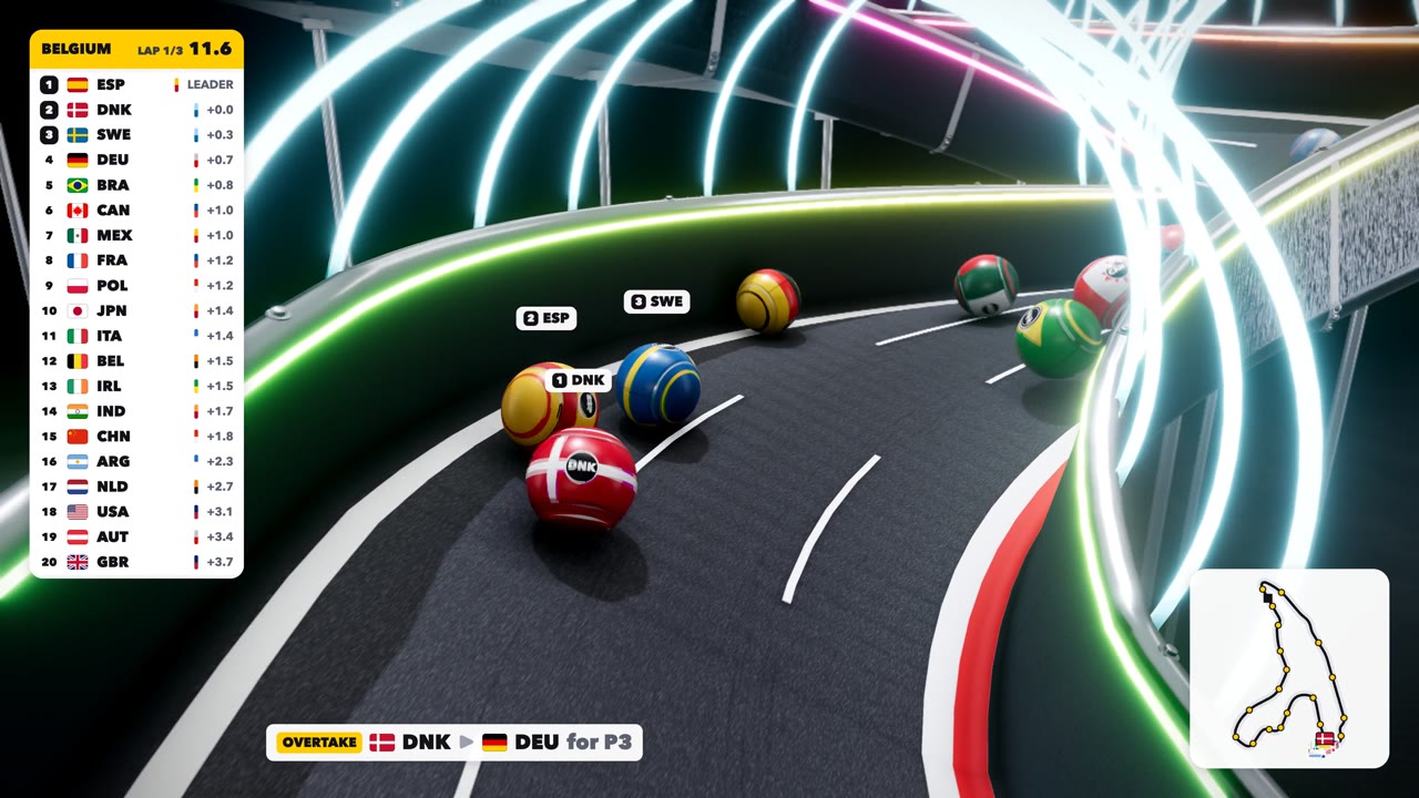 Belgian Grand Prix at Spa-Francorchamps marble race